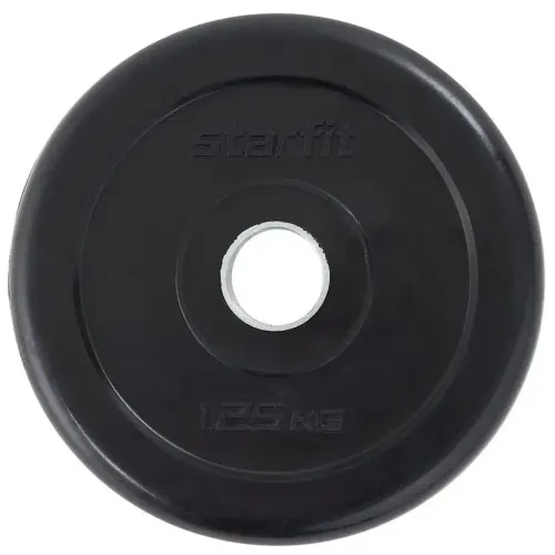 Диск обрезин. STARFIT BB-202  1,25 кг, d=26 мм, стальная втулка, черный