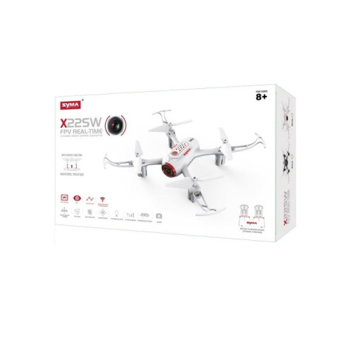 Игрушка КВАДРОКОПТЕР Syma X22SW 0.3Mpix avi WiFi ПДУ белый