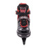 Коньки раздвижные VIRTEY POWER BW-166 р. 35-38. Цвет: черный/красный