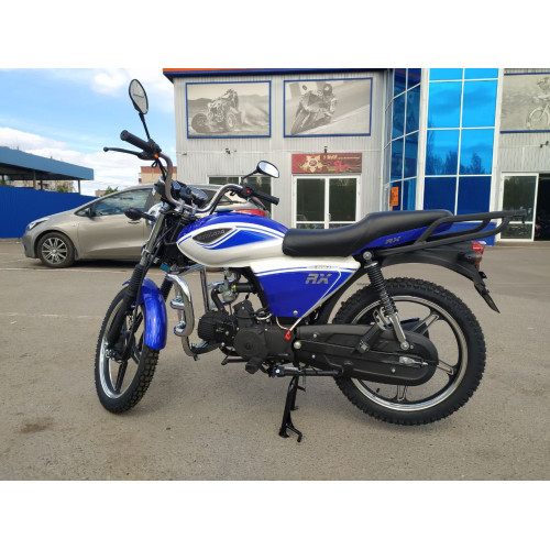 Мопед MOTOLAND ALPHA RX 11 синий/белый *1