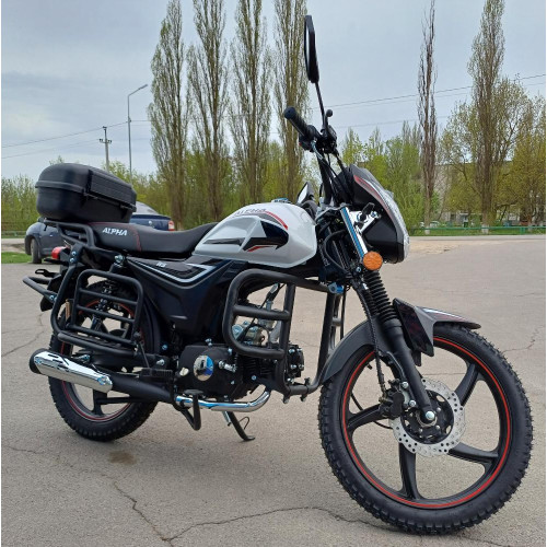 Мопед MOTOLAND ALPHA RS LUX 11 черный/белый *2