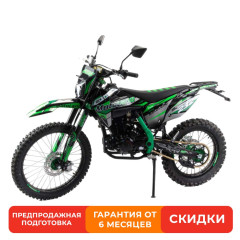 Мотоцикл Кросс Motoland XT 250 HS 172FMM (PR5) ПТС зеленый