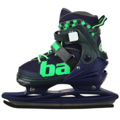 Коньки раздвижные BLACK AQUA AS-408 р.31-34 (синий/зеленый)