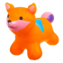Надувная игрушка-попрыгун Лисенок h-45см (4753287)