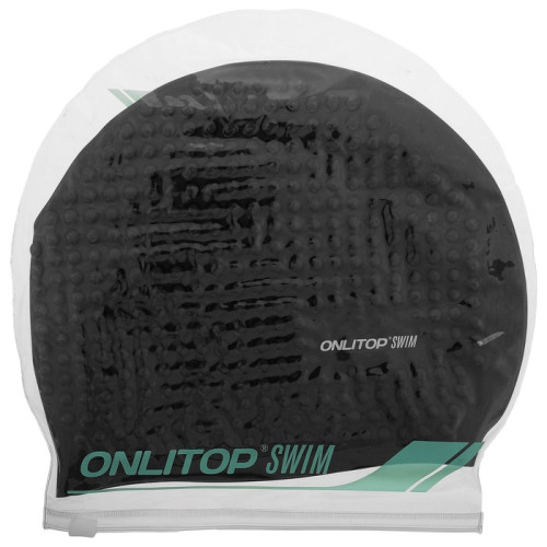 Шапочка для плавания ONLYTOP SWIM силикон (537831)