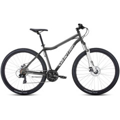 Велосипед FORWARD 29 SPORTING 2.0 disk (21 ск., рост 21, хард. сталь) черный/белый