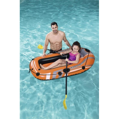 Лодка BESTWAY 61078  KONDOR 1000, комплект: весла пластик