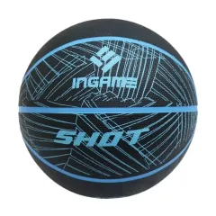 Мяч б/б INGAME SHOT №7 черный/синий
