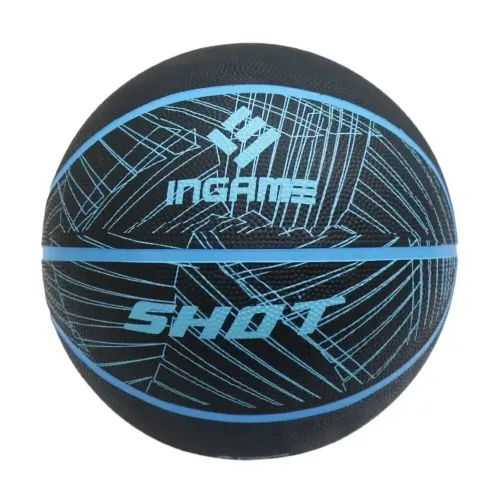 Мяч б/б INGAME SHOT №7 черный/синий