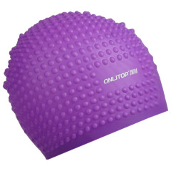 Шапочка для плавания ONLYTOP SWIM силикон (537831)