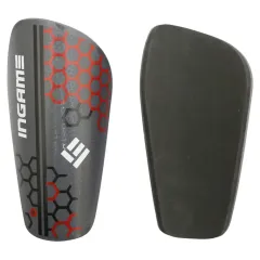 Щитки футбольные INGAME TRAINING IТ-201 красные (M)