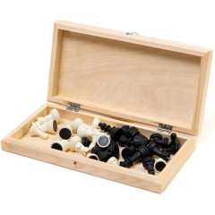 Игра настольная ШАХМАТЫ 29х29см (король h-6.5 см, пешка h-3.5 см) (2879453)