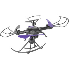 Игрушка КВАДРОКОПТЕР Hiper HQC-0003 Falcon X FPV 0.3Mpix VGA WiFi ПДУ черный/фиолетовый