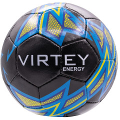 Мяч ф/б VIRTEY 921005 ENERGY р.5, цв. черный