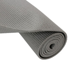 Коврик для йоги ESPADO ES2125-2 (173х61х0,5) серый, желтый принт