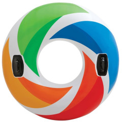 Круг надувной INTEX 58202EU 122см ассорти