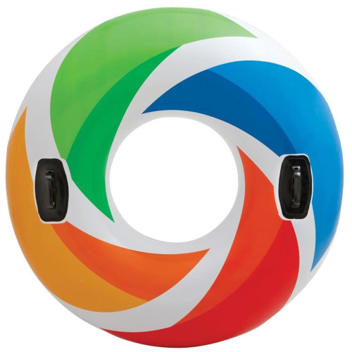 Круг надувной INTEX 58202EU 122см ассорти