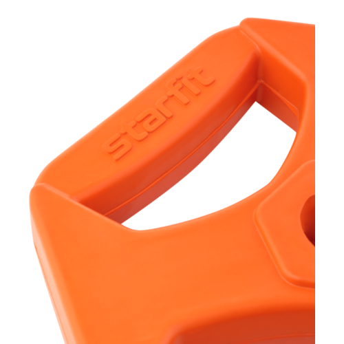 Диск обрезин. STARFIT BB-205 с хватами  2,5 кг, d=26 мм, оранжевый