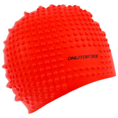 Шапочка для плавания ONLYTOP SWIM силикон (537831)