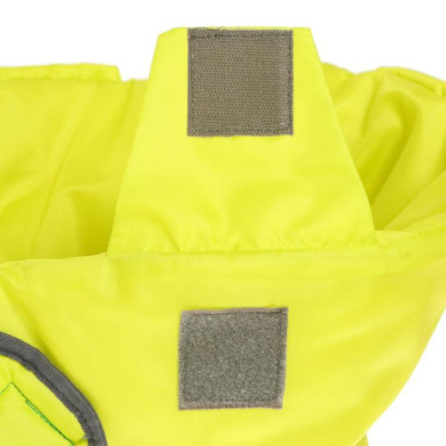 Матрасик для детских санок NIKA KIDS ТИГРЕНОК, цв. лимонный (матрасик+варежки)