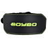 Пояс т/а BoyBo Premium BW650 черный/зеленый кожа 2XL