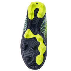 Бутсы ф/б TELLSON MSR цв. черный/зеленый, синт.кожа, Р.36