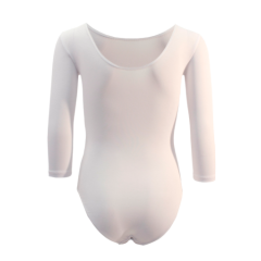 Купальник гимнаст SPRINTER "Классика", х/б. Размер 34. Цвет белый. Г23-361