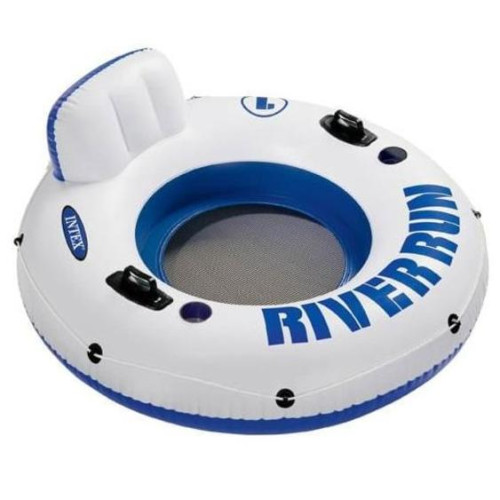 Круг надувной INTEX 58825 RIVER RUN 1, с ручками, 135 см