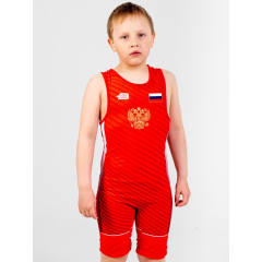 Трико борцовское BOYBO PROFI BT45 красный, р. S