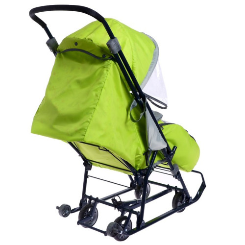 Санки-коляска NIKA KIDS Наши детки цв. лимонный (7082437)