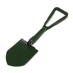 Лопата туристическая GREENGO складная, L = 62 см, пилка, металлический черенок, с ручкой, в чехле (1003813)