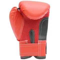 Перчатки боксерские RUSCOsport детские, кож.зам., 8 OZ, белый/красный