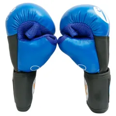 Перчатки для рукопашного боя RUSCOsport PRO, к/з, синие. Oz 10