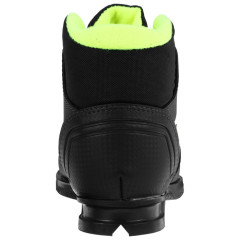 Ботинки лыжные 75мм WINTER STAR COMFORT иск. кожа, цв. чёрный/лайм-неон, лого белый, р.44