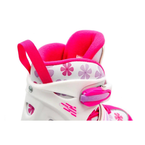 Коньки раздвижные TECH TEAM JASMINE ICE р.30-33 pink