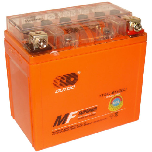 Аккумулятор 12V  5А OUTDO (113х70х108) гелевый