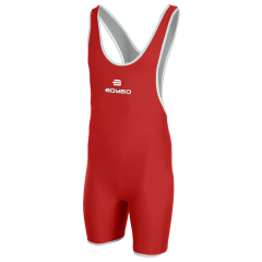 Трико борцовское BOYBO BT75 одностороннее, цв. красный, р. 3XL