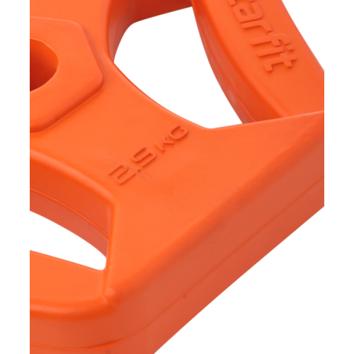 Диск обрезин. STARFIT BB-205 с хватами  2,5 кг, d=26 мм, оранжевый