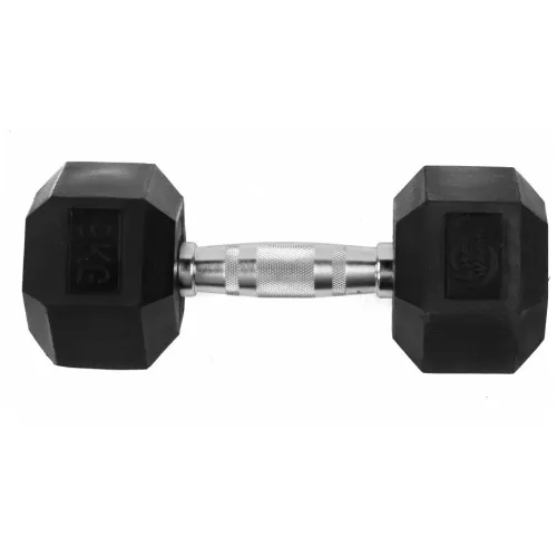 Гантель Lite Weights 3185LW 9кг обрезиненная, шестигранник