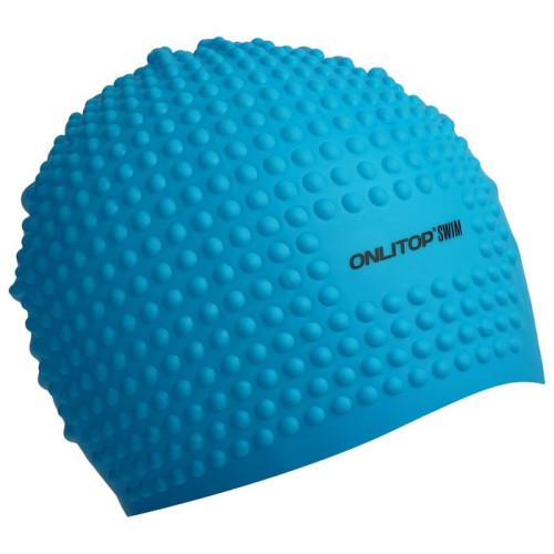 Шапочка для плавания ONLYTOP SWIM силикон (537831)