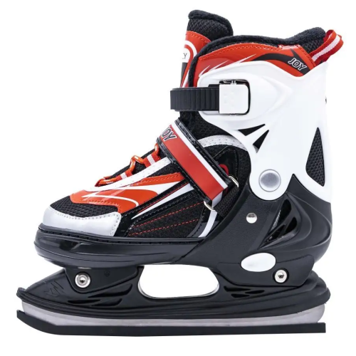 Коньки раздвижные VIRTEY JOY BW-902-2 р. 37-40. Цвет: красный