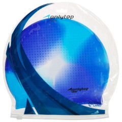 Шапочка для плавания ONLYTOP силикон (536066)