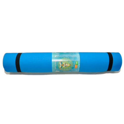 Коврик для йоги GO DO КВ6103 (173х61х0,3) синий
