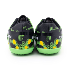 Бутсы ф/б VIRTEY TURF 23876, иск.кожа, цв. зеленый/черный, р.37