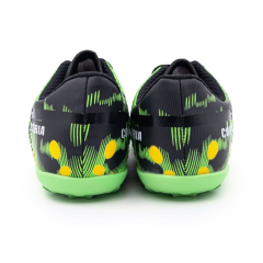 Бутсы ф/б VIRTEY TURF 23876, иск.кожа, цв. зеленый/черный, р.44