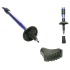 Палки для скандинавской ходьбы GO DO G-DS3-С (110-140) синие (06582)