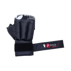 Перчатки для рукопашного боя RUSCOsport, к/з, черные. Oz 8