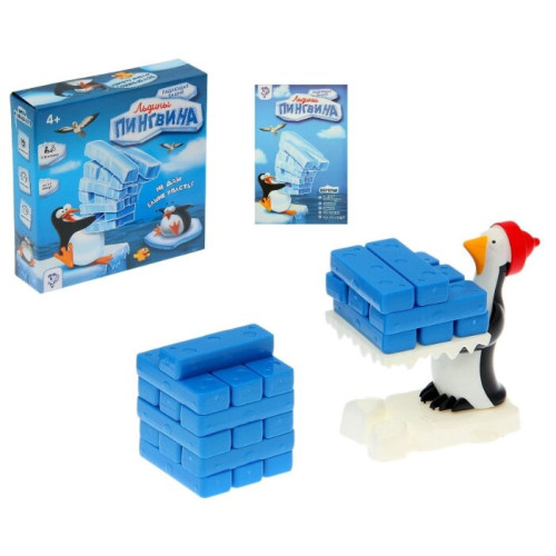 Игра ПАДАЮЩАЯ БАШНЯ Льдины пингвина игра для детей и взрослых