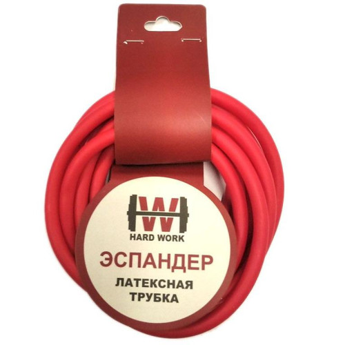 Эспандер универсальный HARD WORK латексная трубка, длинна 3м, диаметр 0,9см, толщина 0,2см (G90-20)