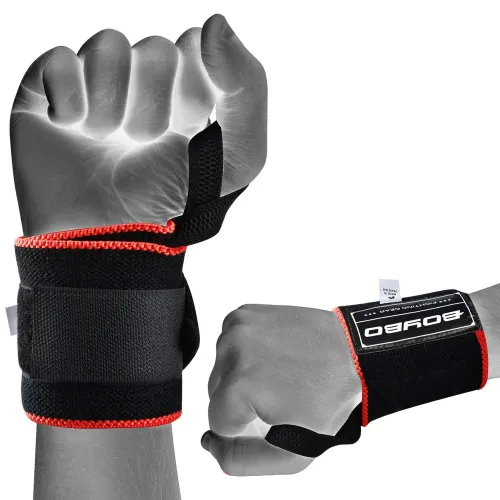 Суппорт запястья BOYBO BWS305, черно-красный (S)